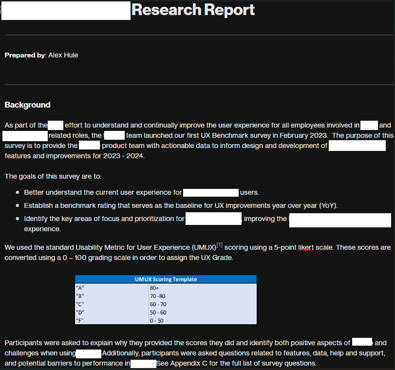 Internal Product Research - Amazon